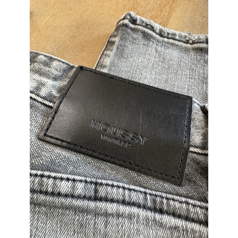 Moussy Vintage Women's Size 25 Jeans High Rise Stretch Gray Wash - Picture 14 of 16